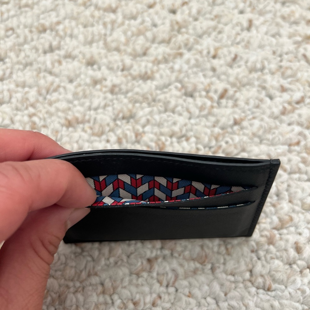 Hermes Black Leather Card Holder - Picture 2 of 8